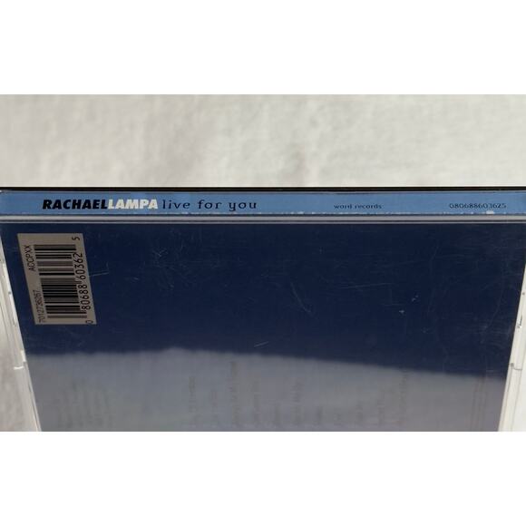 Rachael Lampa – Live For You CD (2000, Word Records) Christian Pop Album - Picture 7 of 7